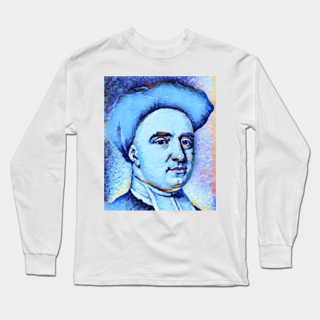 George Berkeley Portrait | George Berkeley Artwork | George Berkeley Painting 14 Long Sleeve T-Shirt by JustLit